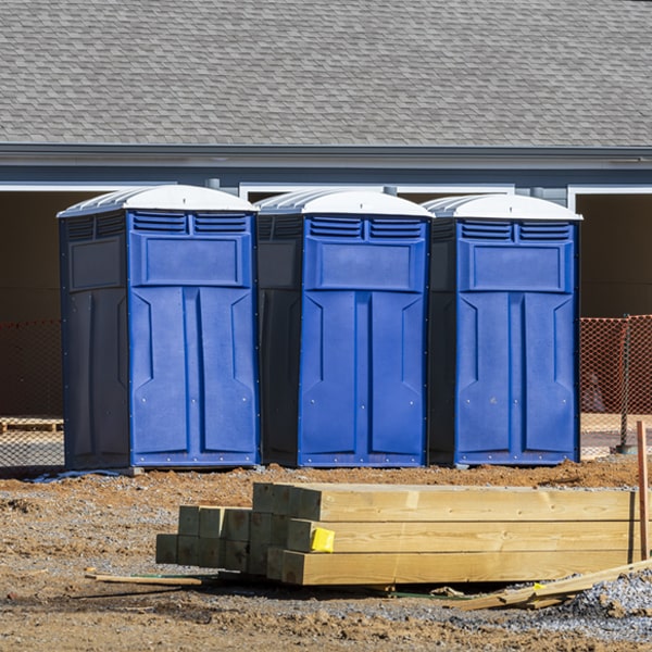 are there any restrictions on where i can place the porta potties during my rental period in Dalton City Illinois